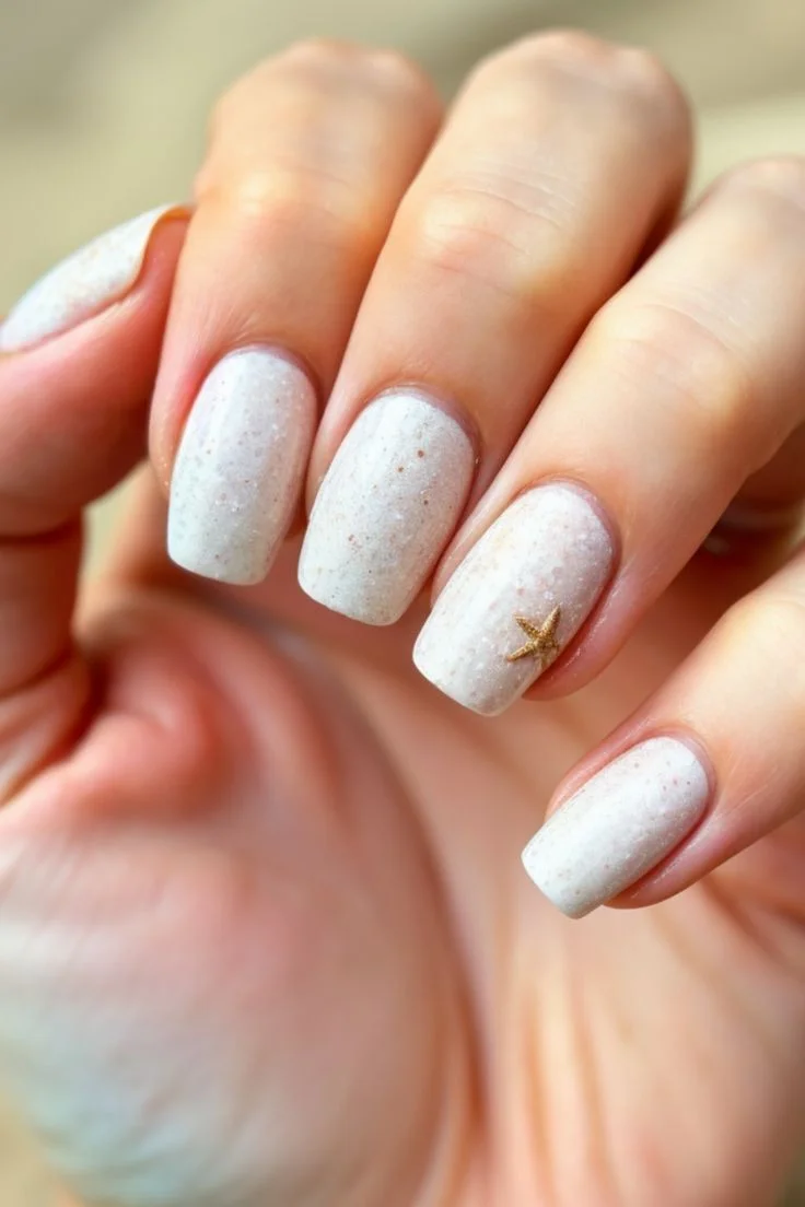 màu nail đi biển