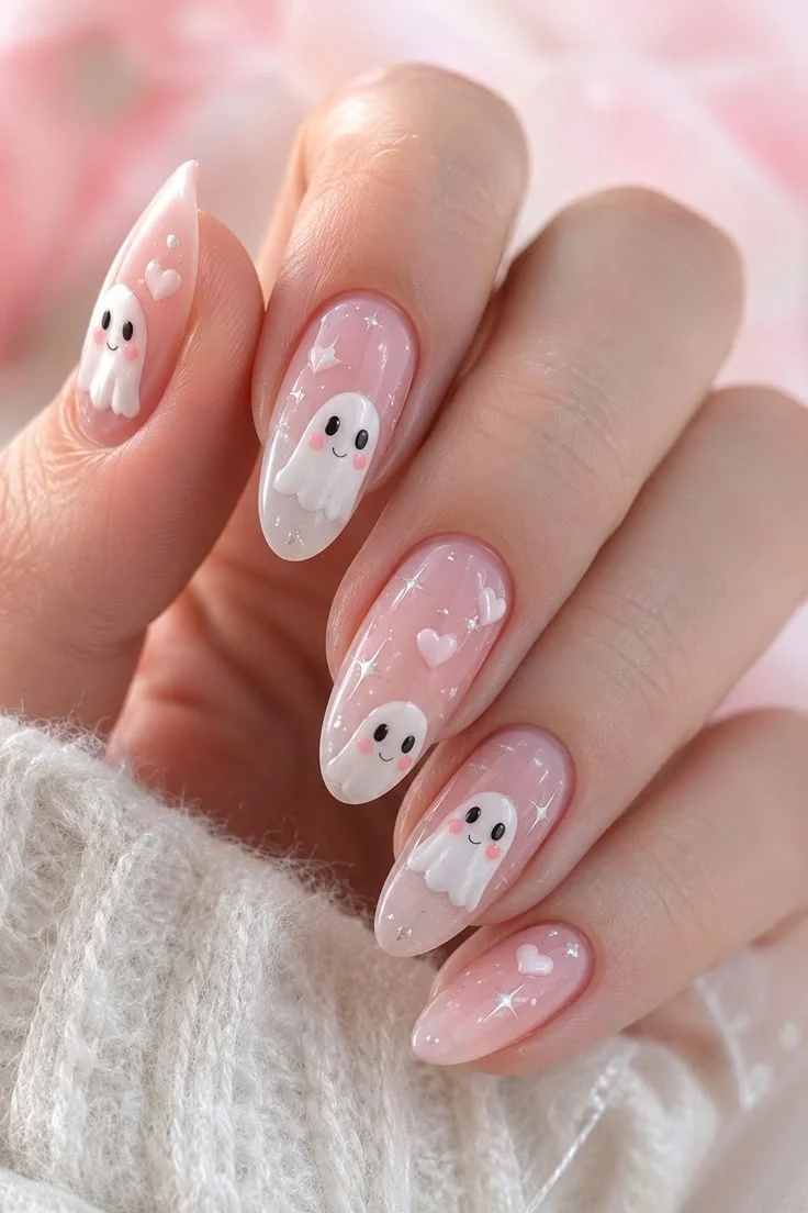 các mẫu vẽ móng tay cute
